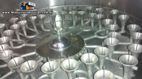 Lavadora de frascos em a�o inox Imarvil