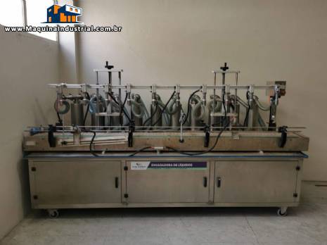 Envasadora automática para líquidos 10 bicos Cetro Envasadora automática para líquidos 10 bicos Cetro