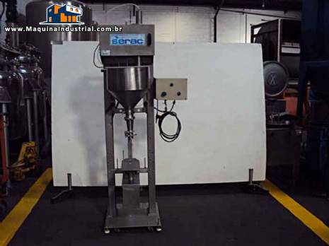 Envasadora de líquidos à gravidade de 1 bico Serac Envasadora de líquidos à gravidade de 1 bico Serac