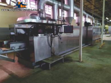 Linha de biscoitos Wafer 280 kg hora Coral Linha de biscoitos Wafer 280 kg hora Coral