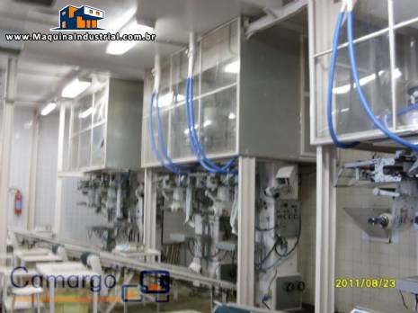 Linha de empacotamento de açúcar Bosh Linha de empacotamento de açúcar Bosh