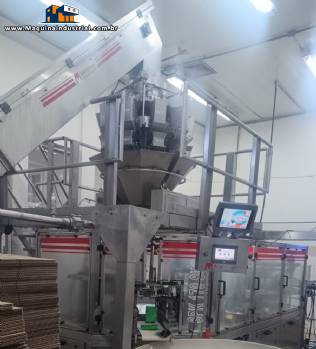 Linha de envase azeitonas alcaparras conservas stand up pouch Maqinox Linha de envase azeitonas alcaparras conservas stand up pouch Maqinox