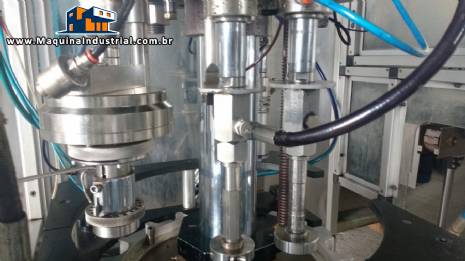 Linha para envase de aerossol Cosmar Omas Linha para envase de aerossol Cosmar Omas