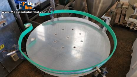 Mesa acumuladora em inox 800 mm Mesa acumuladora em inox 800 mm