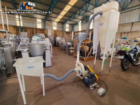 Moinho martelo para moagem micronizada Vieira 5 CV Moinho martelo para moagem micronizada Vieira 5 CV