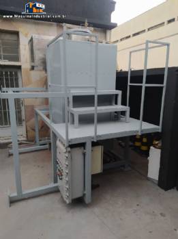 Sistema de reciclagem recuperação de solventes por destilação 400 kg AWS Sistema de reciclagem recuperação de solventes por destilação 400 kg AWS